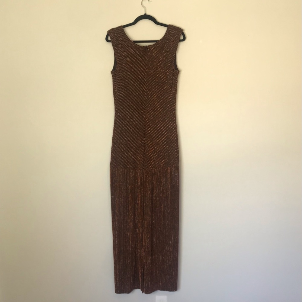 Joseph Ribkoff Couture Metallic  beautiful Formal Gown final price - Picture 5 of 11